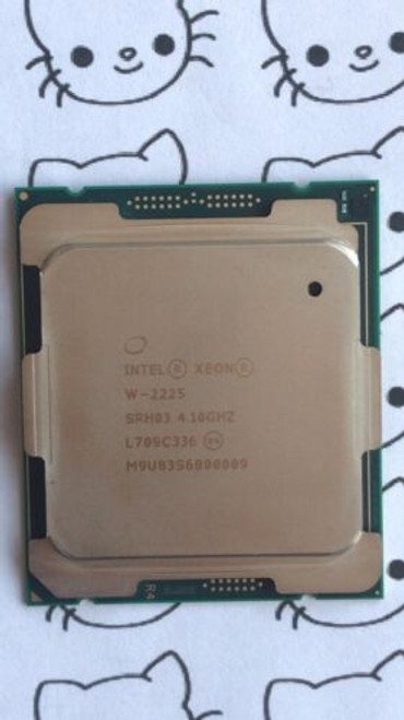 Intel Xeon W-2225 4-Core 4.1G High-Frequency Server Cpu  Srh03 Processor Lga2066
