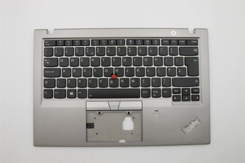 Lenovo Thinkpad X1 Carbon 6Th Gen Palmrest Cover Keyboard Uk Silver 01Yu616