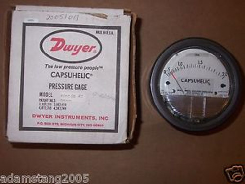 New Dwyer 4000 Sq. Rt W05J Eh Capsuhelic Pressure Gauge .5-2 Cfm