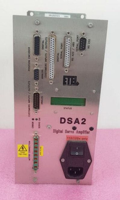 Etel Dsa2 Digital Servo Amplifier Dsa2S211Za 018A