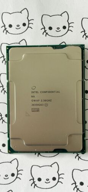Intel Xeon Qwap  Platinum 8368Q/8380 Es Cpu 38Core 2.3G Processor Lga4189 Step 6