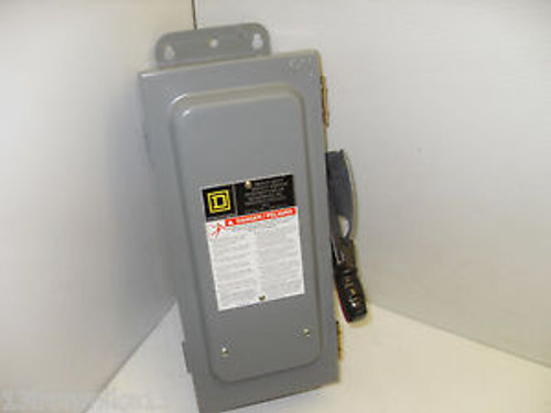 SQUARE D HU361AWKEI 30-Amp NON-FUSIBLE SAFETY DISCONNECT SWITCH 600Vac 600Volt