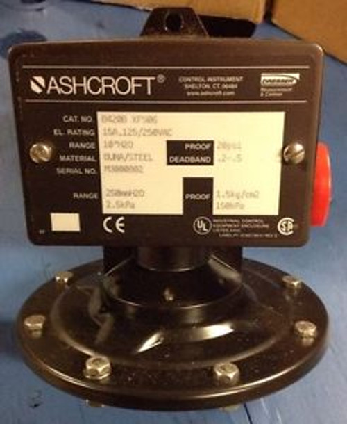 Ashcroft Pressure Switch Control B420B Xfs06  Deadband .2-.5.   (G4)