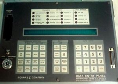 Square D Company Data Entry Panel