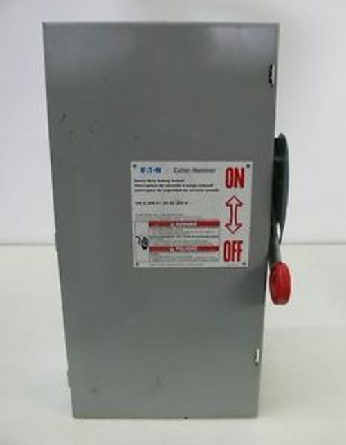 Cutler-Hammer DH363UGK Heavy Duty Safety Switch/ Breaker Enclosure 100A  600V