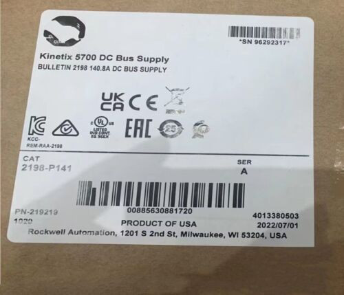 New Allen Bradley 2198-P141 Ab 2198-P141 Series A Kinetix 5700 Dc Bus Supply