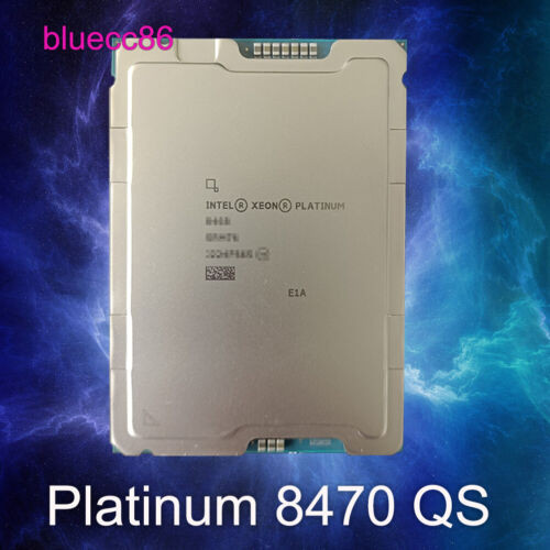 Intel Xeon Platinum 8470 Qs Srm7M Fclga4677 2.0Ghz 52C/104T Cpu Processors