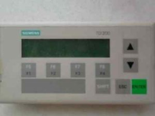 SIEMENS SIMATIC S7 TD200 TEXT DISPLAY 6ES7 272-0AA20-0YA0