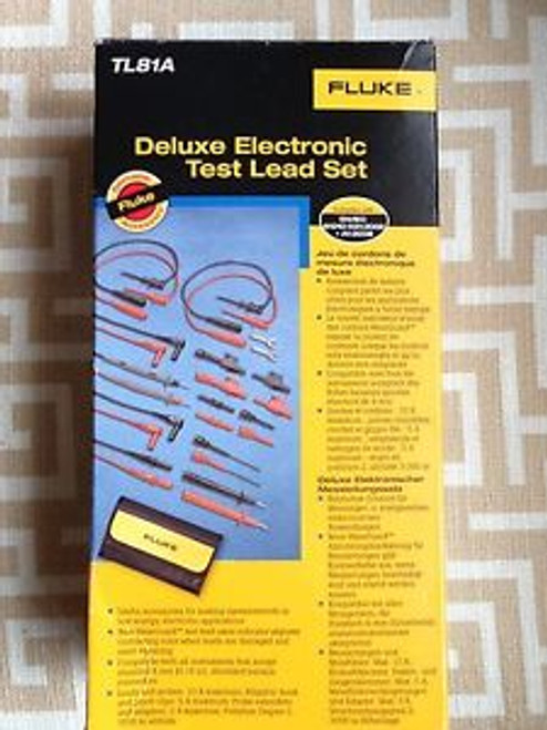 NEW IN BOX Fluke TL81A Test Lead Set Deluxe Electronic electrician tools