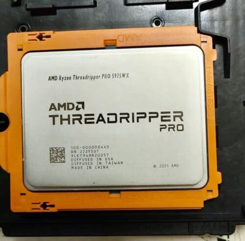 Amd Ryzen Threadripper Pro 5975Wx For Asus Pro Ws Wrx80E-Sage Se Wifi 32C/64T