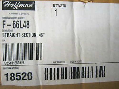 HOFFMAN F-66L48 LAY-IN WIREWAY STRAIGHT SECTION, 48