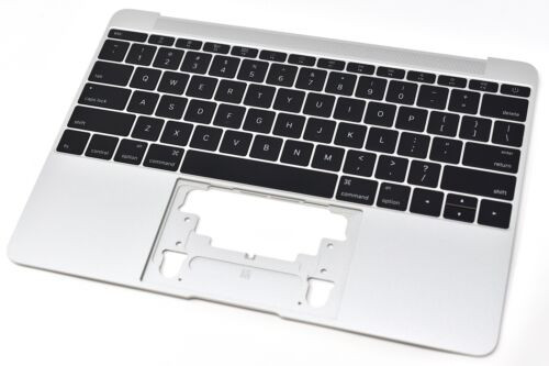 12 Silver Macbook Early 2016 2017 Palm-Rest Top Case Keyboard Mic A1534 B Grade
