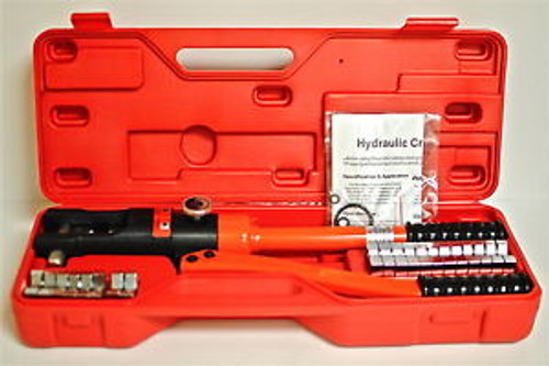 Hydraulic Crimping Tool Kit 16 Ton Wire & Cable Crimper
