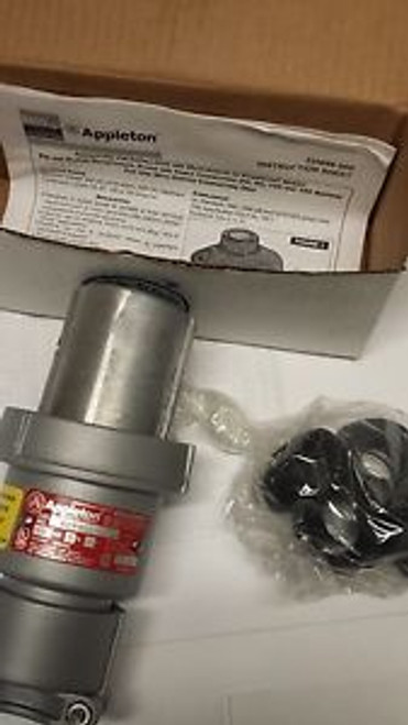 New Appleton ACP6034BC 60 amp Aluminum Powertite Receptacle 3W4P 60A 4 pole New