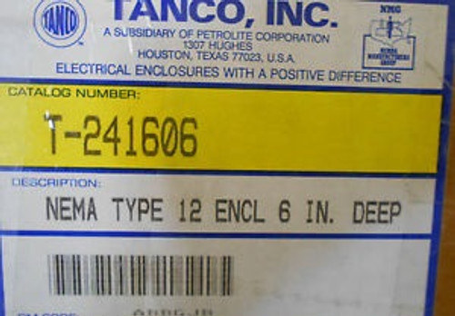 TANCO INC. T-241606 NEMA 12 ENCLOSURE  SCREW HINGE COVER