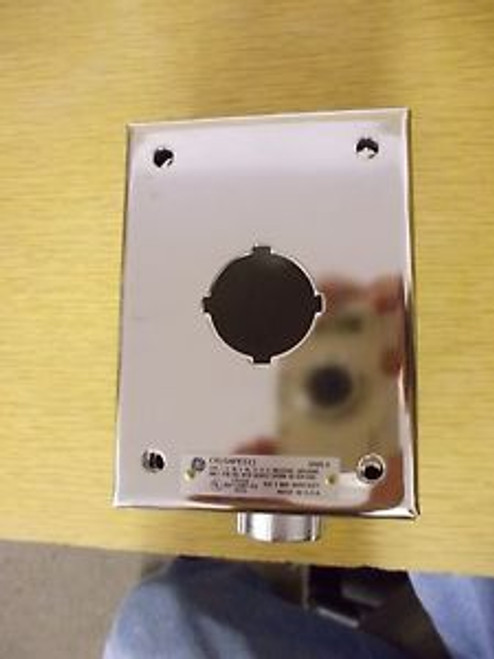 Lot of 3 New  GE General Electric stainless steel 1 hole enclosures CR104PES11