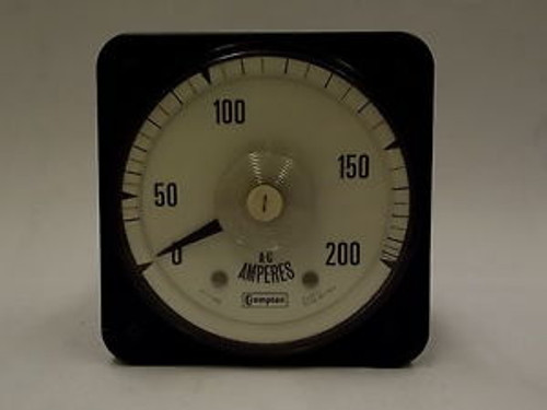 08AA LSRL 077-080 Crompton Instruments A-C Ammeter for Panel Board