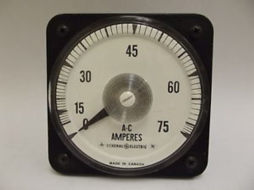 308-017 Type AB-40S General Electric AC Panel Board Ammeter