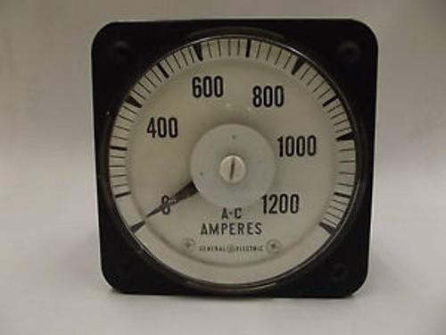 2335RP AB-18 General Electric A-C Ammeter 0-1200A Panel Board Meter