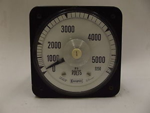 2204515X PT35-1 Crompton Instruments 0-5250V Panel Board Voltmeter