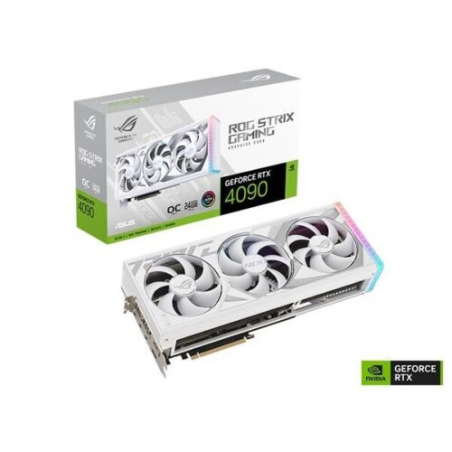 Asus Rog Strix Geforce Rtx 4090 Oc White Edition Gpu 24Gb Gddr6X - Ships Fast