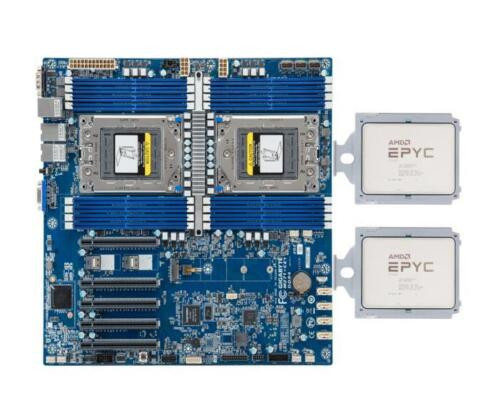 Gigabyte Mz71-Ce1(Rev. 3.X/4.X)+2X Amd Epyc 7713 Sp3 2.0Ghz 64C/128T (7003/7002)