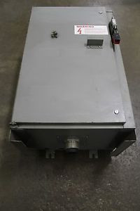 NO NAME ELECTRICAL ENCLOSURE BOX 30-1/2x20x14-1/2 W/ BREAKER DISCONNECT