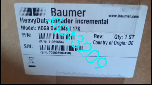 Hog9Dn2048I Baumer Encoder Brand New Fedex Or Dhl