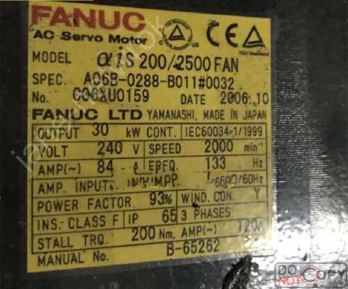 1Pcs 100% Tested  A06B-0288-B010