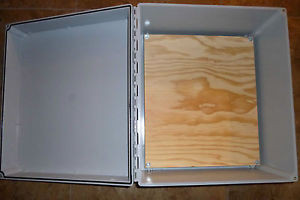 Nema type 4x enclosure 16 x 14 x 8 inch with wooden panel WiFi Cabinet