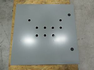 SCE, SCE-24EL2408LP, NEMA 4/12, Steel-ANSI-61 Gray Enviroline, 24H x 24W x 8
