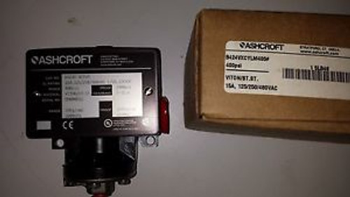 Ashcroft B424Vxcylm400 Pressure Switch,40 To 400 Psi, 15A 125/250/480Vac