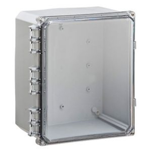 Integra H12106HC Premium Line Enclosure  Hinged  Locking Latch Cover  Clear Cove