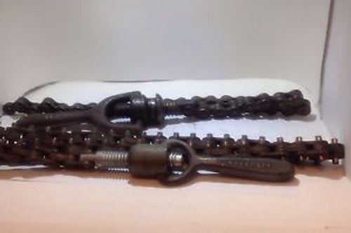 LOT OF 2 GREENLEE TUGGER PULLER HOLD DOWN CHAINS PULLER