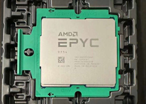 Amd Epyc 9754 128/256T Server Cpu 360W 2.25Ghz-3.1Ghz For Gigabyte Mz73-Lm0