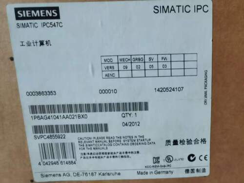 1Pc  For New   Ipc547C 6Ag4104-1Aa02-1Bx0