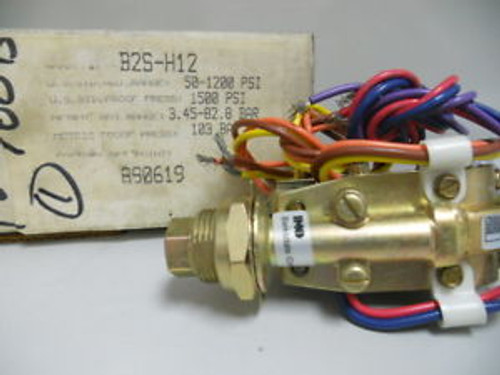 Barksdale B2S-H12 New Pressure Switch B2Sh12