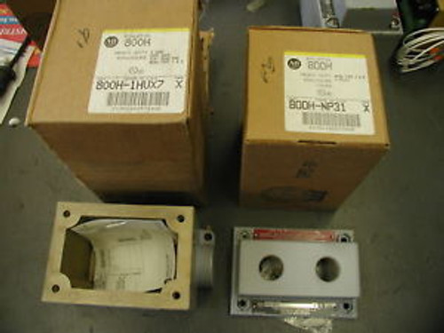 Allen Bradley 800H NP31 & 800-1HVX7 HD Enclosure