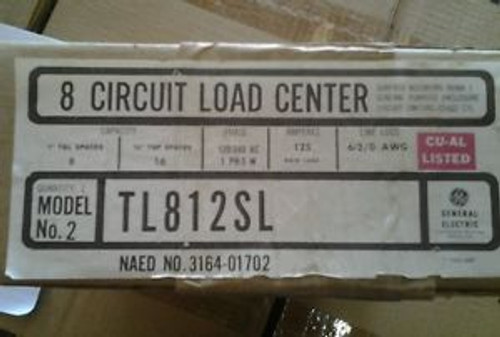 LOT OF 10.  GE TL812SL 8 CIRCUIT LOAD CENTER