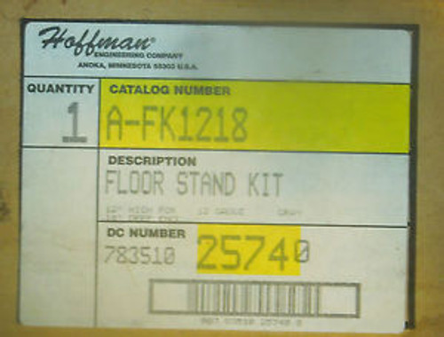 Hoffman #AFK1218  A-FK1218, Floor Stand Kit, 12 High X 18 Deep, New