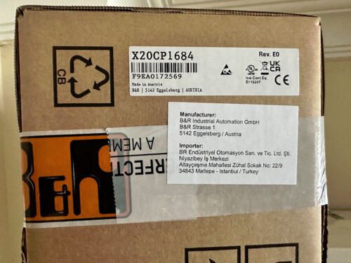 B&R Cpu X20Cp1684 New