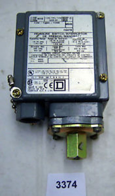 Square D  Pressure Switch  9012-Gaw-24