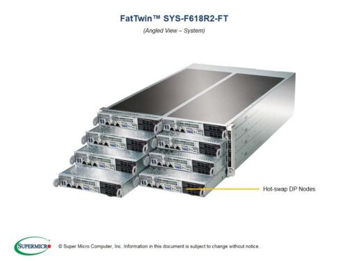 Usa Seller Supermicro Sys-F618R2-Ft 4U Superserver