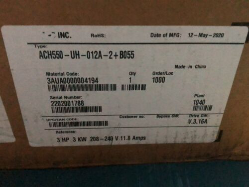 1Pc For New Ach550-Uh-012A-2+B055