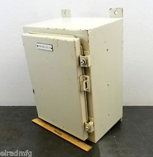 HOFFMAN A161208LP ENCLOSURE ELECTRIC BOX 16X12X8 ELECTRICAL PANEL BOX USED