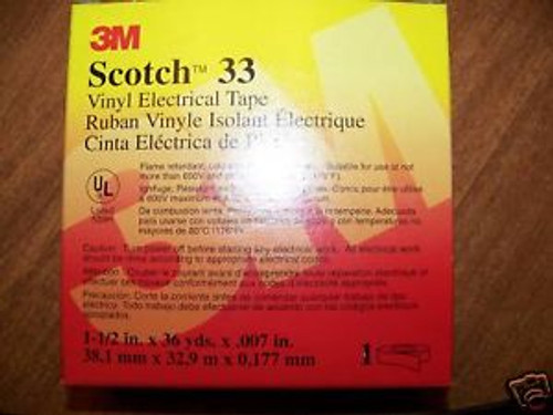 Scotch  Super 33  Vinyl Electrical Tape 1 1/2 in x 36 Scotch  Super 33  Vinyl Electrical Tape 1 1/2 in x 36