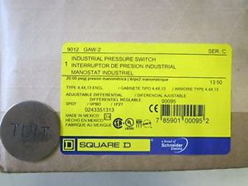 Square D Gaw-2 Pressure Switch
