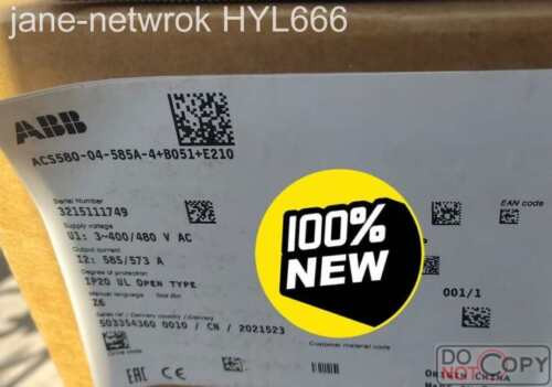 1Pcs New  Acs580-04-585A-4 ( )