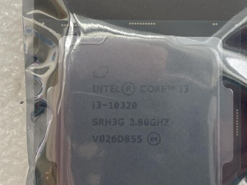 New Cpu Processor Intel Core I3 Cml I3-10320 Srh3G 3.80Ghz New