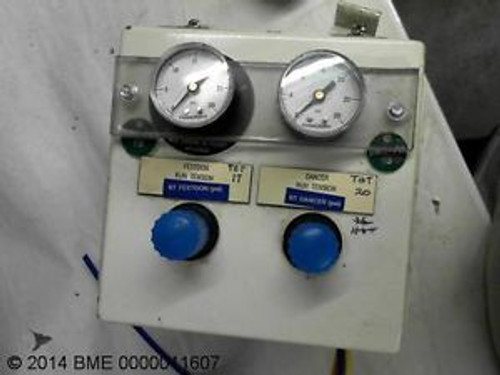 ELECTRICAL ENCLOSURE WITH  2 FESTO- LRP-1/4-10 AND 2 0-30 PRESSURE GAUGES